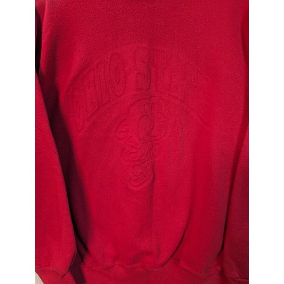 Vtg Ohio State Buckeyes Football Large 1990's Crewneck Sweatshirt Play By Play - Picture 2 of 7
